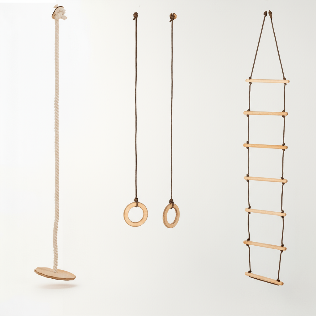 GoPlay Montessori Three-Swing Set