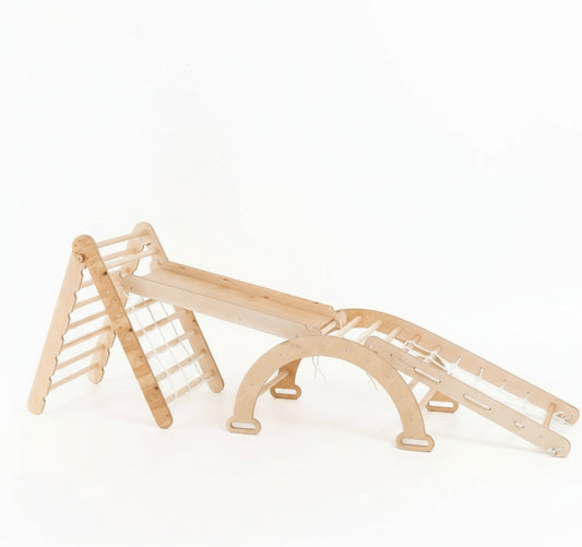 AdventureNest 5-in-1 Montessori Climbing Set with Cushion