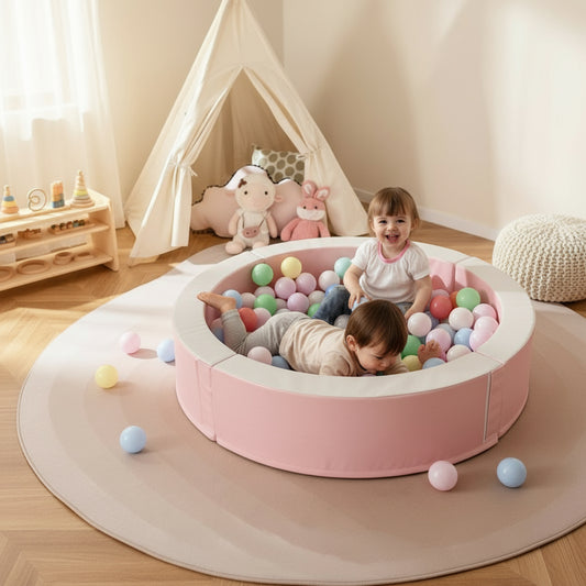 SnugglePit Montessori Soft Play Ball Pit with 50 Ocean Balls