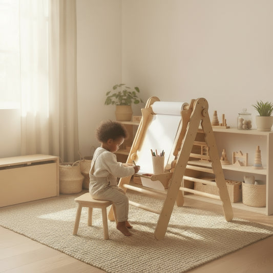 Montessori Art Addition for Triangle Ladder