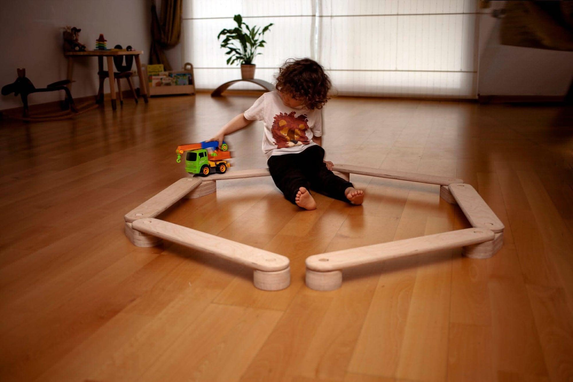 Montessori Balance Beam and Stepping Stones Set-1