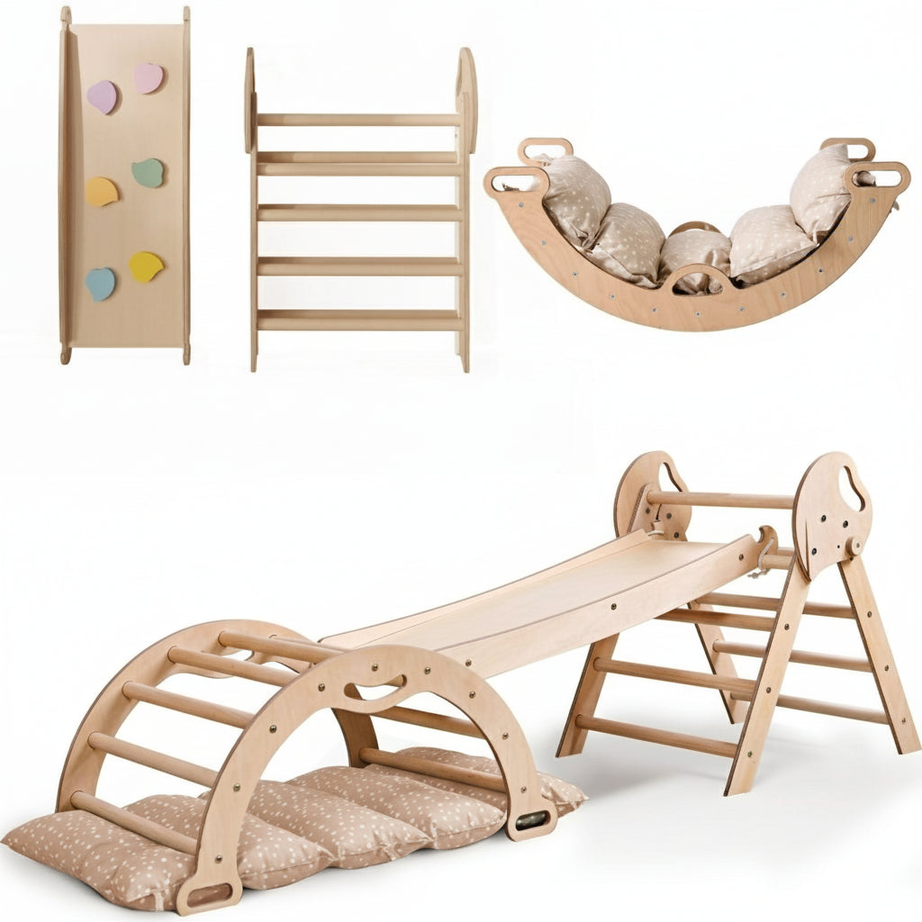 MiniMount 4-in-1 Montessori Climbing Set for Toddlers