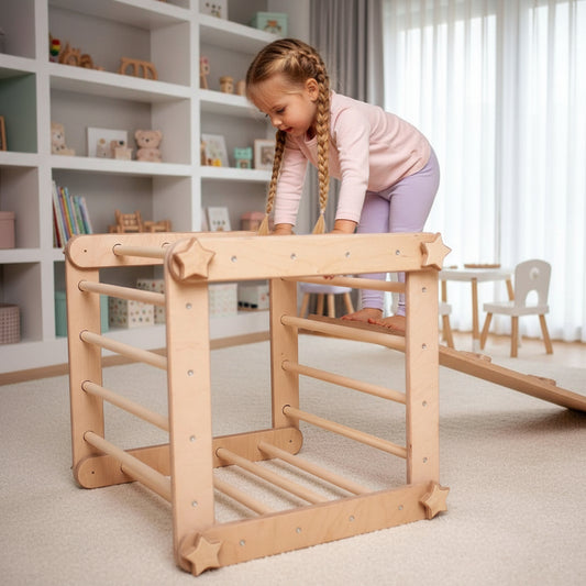 FlexForm Montessori Climbing Triangle Cube & Ramp Set